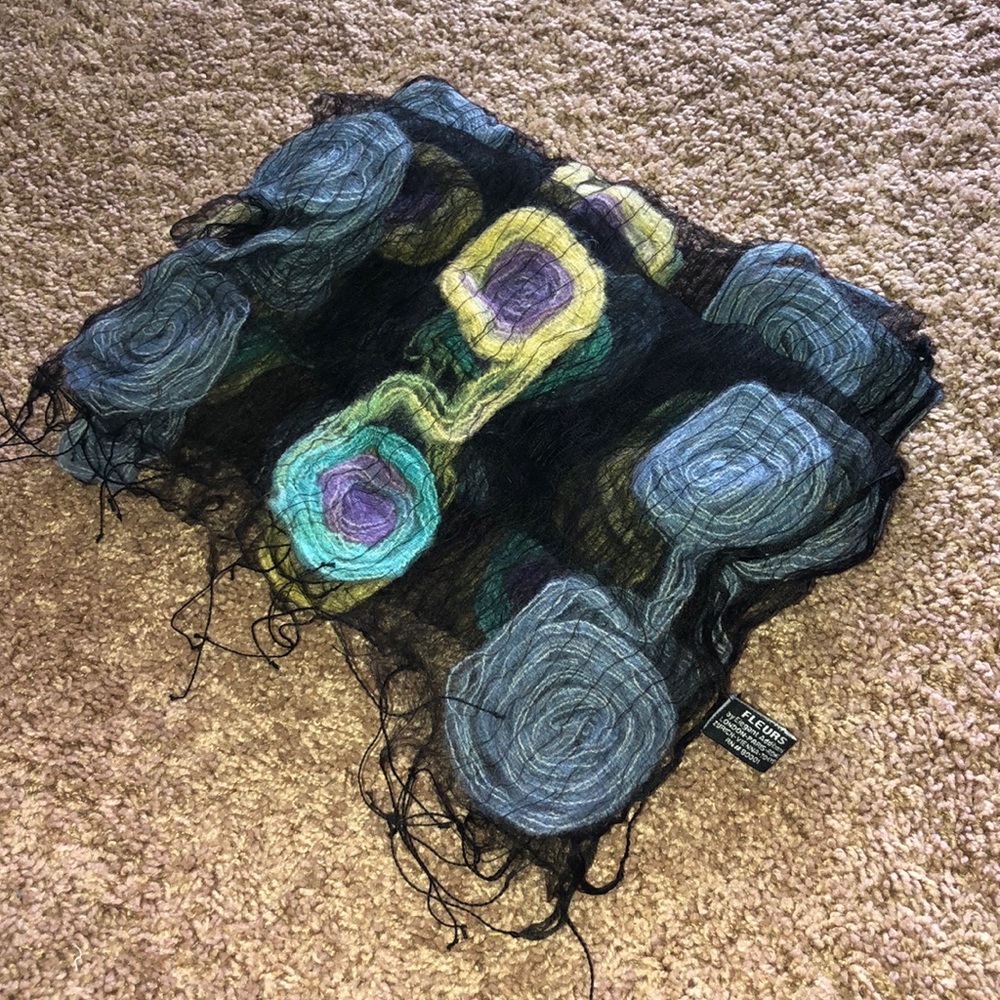 Van Gogh Starry Night Inspired Silk Scarf